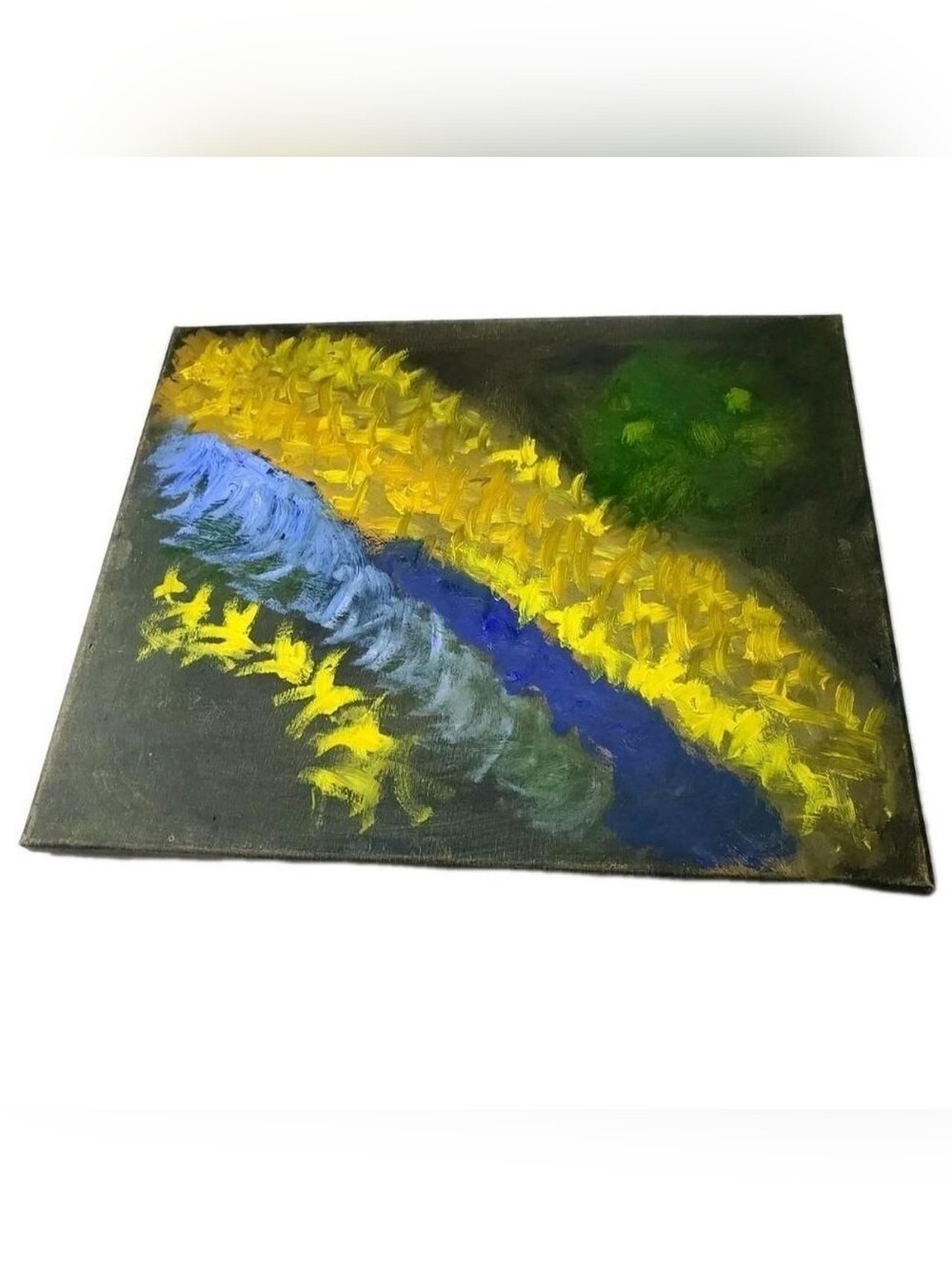 Original Painting Oil On Canvas 16x20" Textured Wall Art OOAK Abstract Artwork